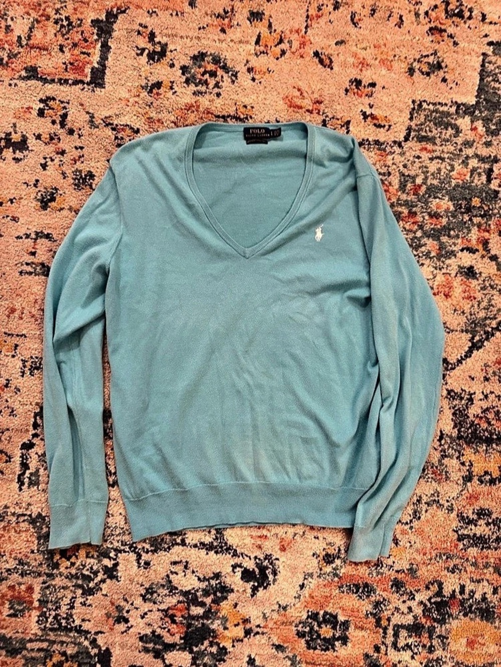 Ralph Lauren Long Sleeve Tee in Blue Like New